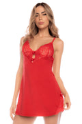 Nuisette rouge dentelle élégance et sensualité – Mapalé