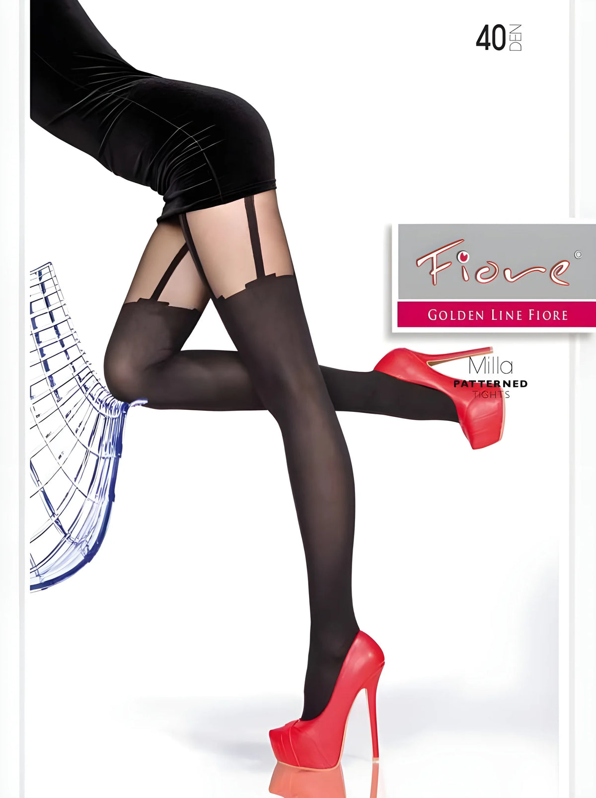 Milla Collants 40 DEN - Noir
