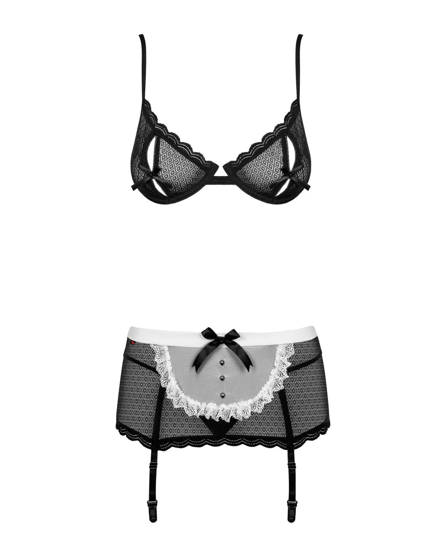 maidme-costume-noir-et-blanc | Voyage Sensuel