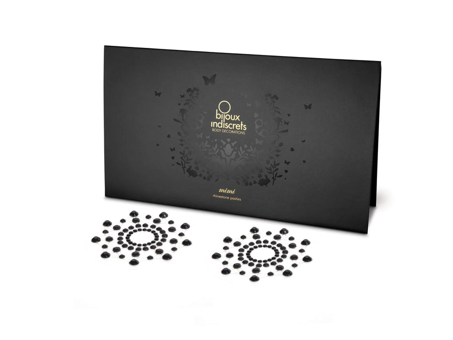 mimi-bijoux-de-seins-strass-noir | Voyage Sensuel