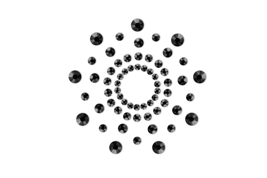 mimi-bijoux-de-seins-strass-noir | Voyage Sensuel