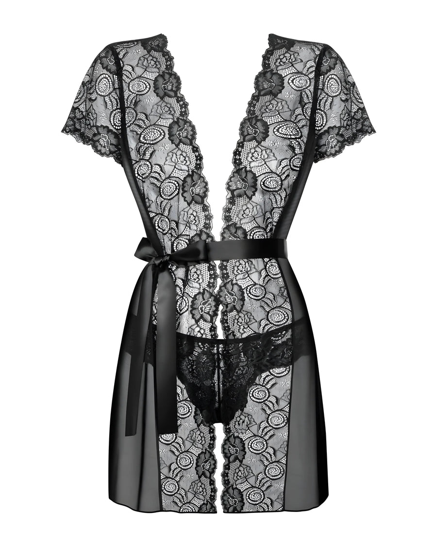alluria-peignoir-noir | Voyage Sensuel