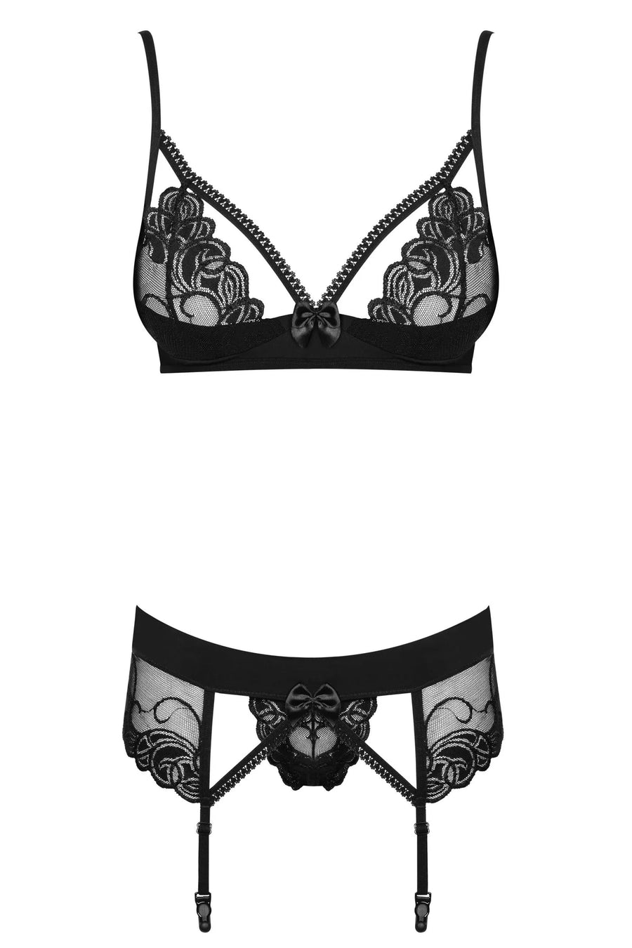 wonderia-ensemble-3-pcs-noir | Voyage Sensuel
