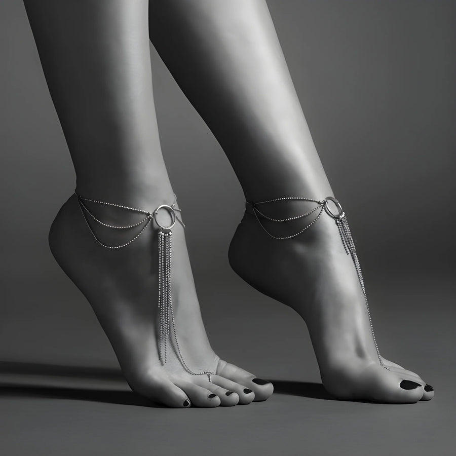 magnifique-chaine-de-pied-et-cheville-argent | Voyage Sensuel