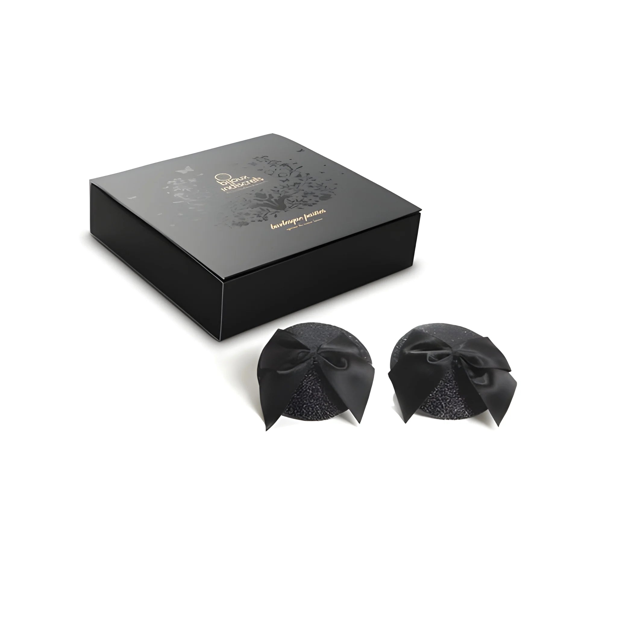 cache-tetons-burlesque-noeud-et-paillettes-noir