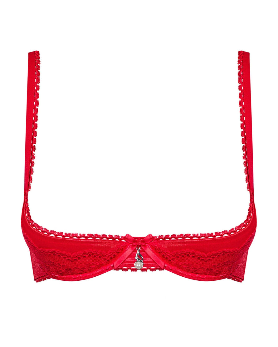 lovica-demi-soutien-gorge-rouge | Voyage Sensuel