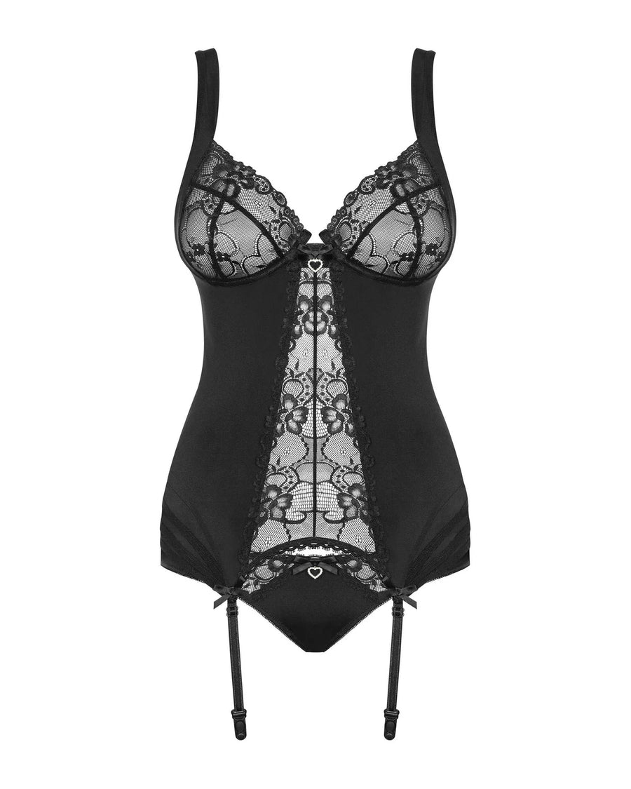 heartina-guepiere-noir | Voyage Sensuel