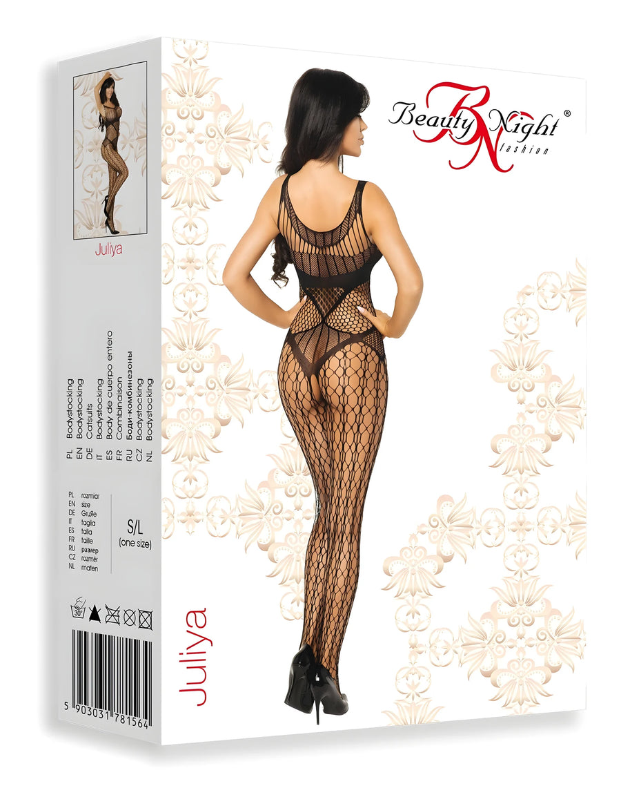 juliya-bodystocking-noir | Voyage Sensuel