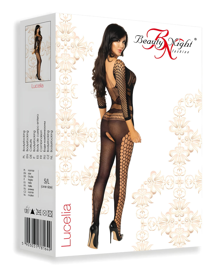 lucelia-bodystocking-noir | Voyage Sensuel