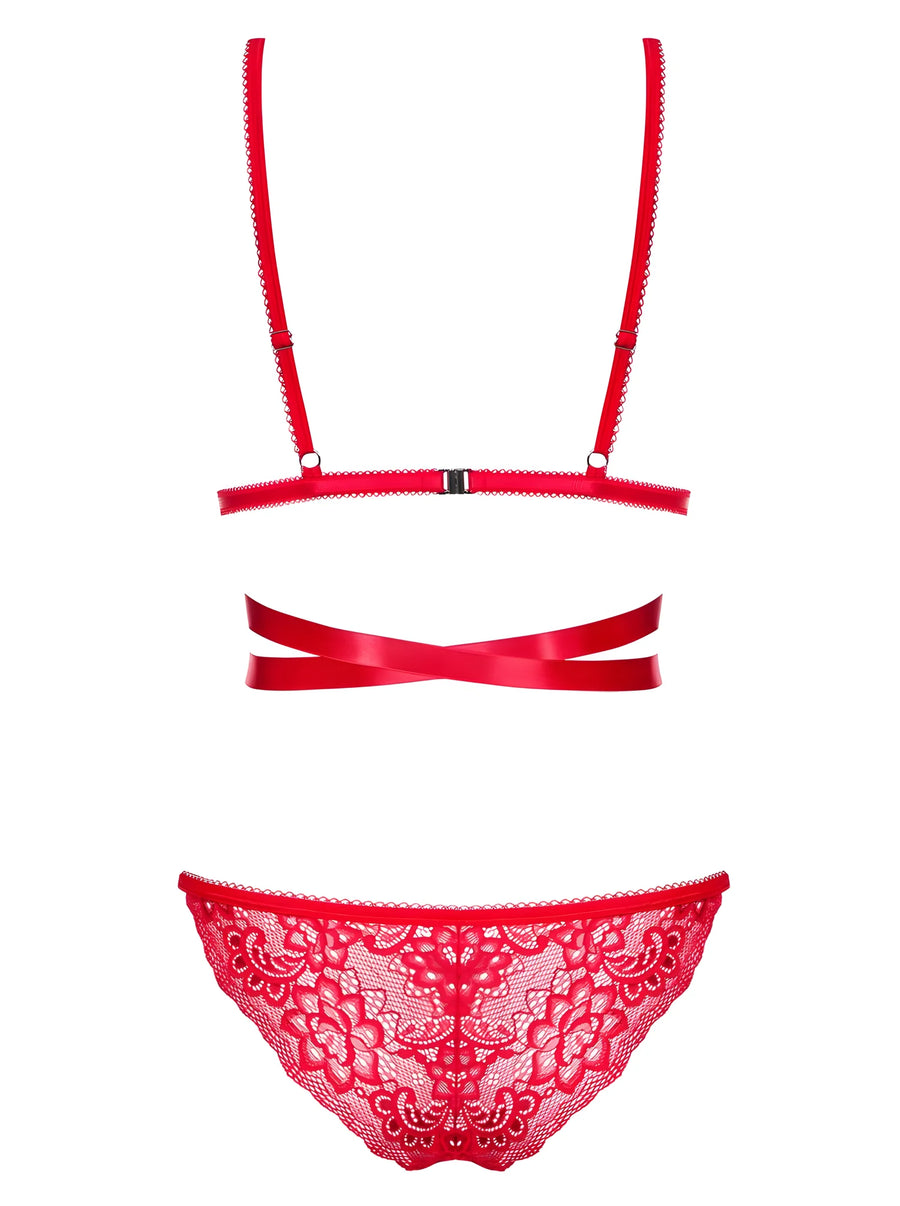 lovlea-ensemble-2-pcs-rouge | Voyage Sensuel