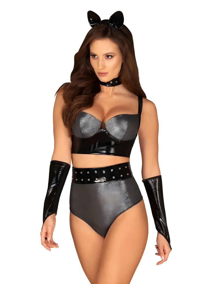 silveria-ensemble-6-pcs-argent-et-noir | Voyage Sensuel