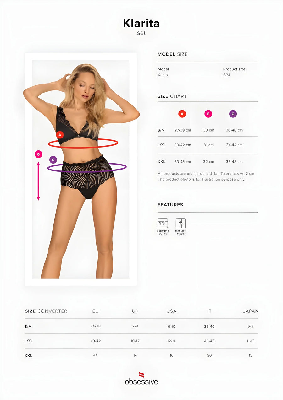 klarita-ensemble-2-pcs-noir | Voyage Sensuel