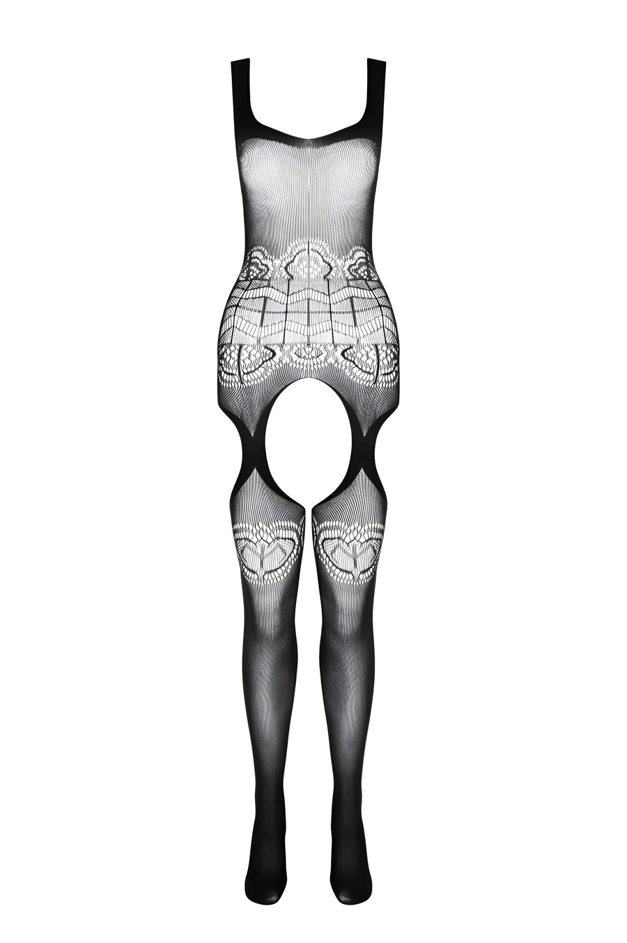 eco-bs005-bodystocking-noir | Voyage Sensuel