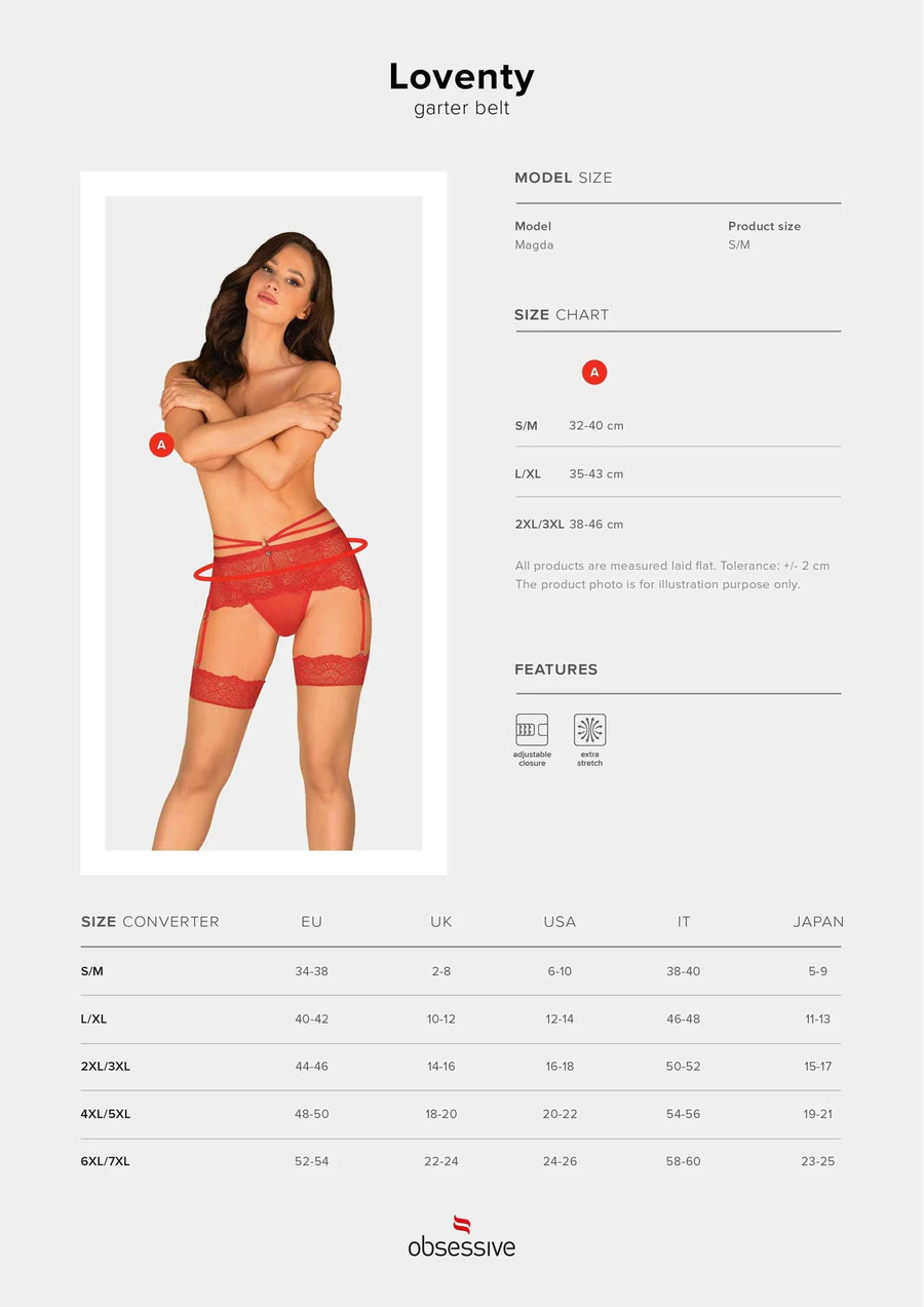 loventy-porte-jarretelles-rouge | Voyage Sensuel