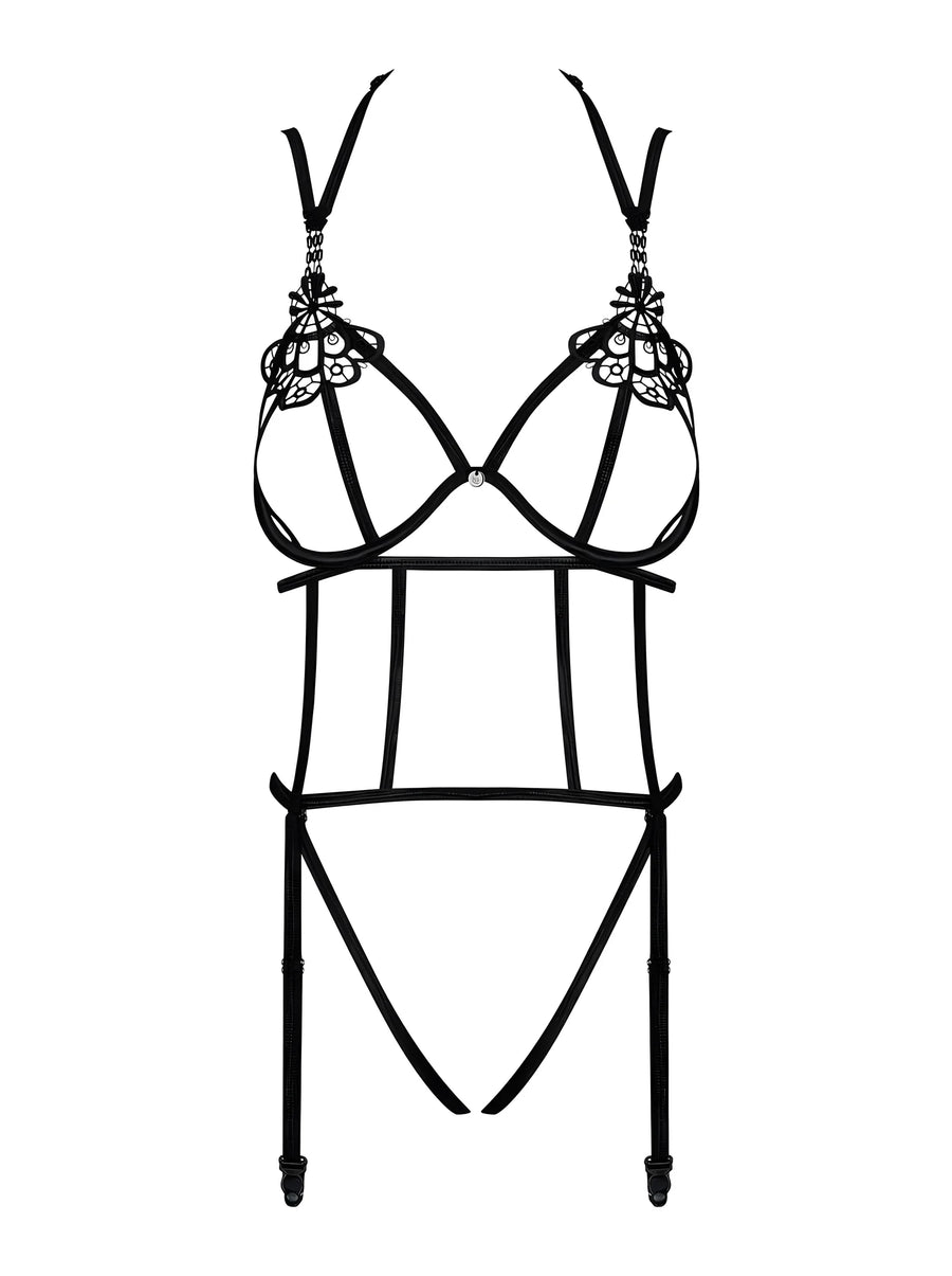 badossa-body-ouvert-noir | Voyage Sensuel