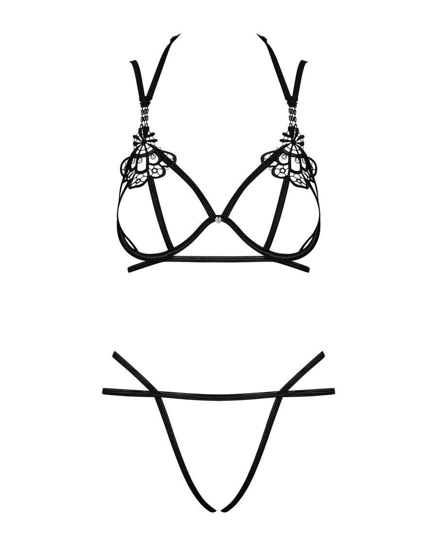 badossa-ensemble-2-pcs-noir | Voyage Sensuel