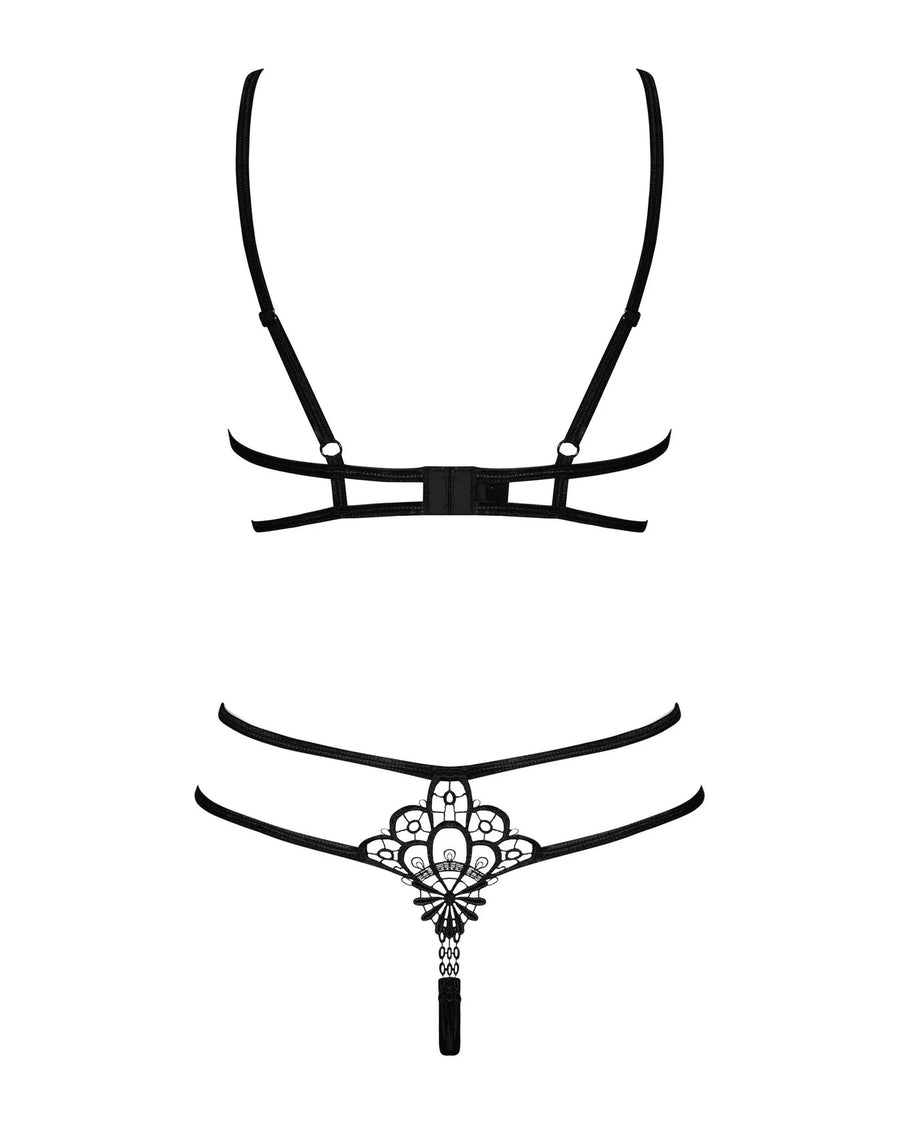 badossa-ensemble-2-pcs-noir | Voyage Sensuel