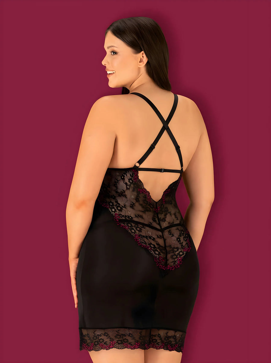 vanessme-nuisette-string-noir | Voyage Sensuel