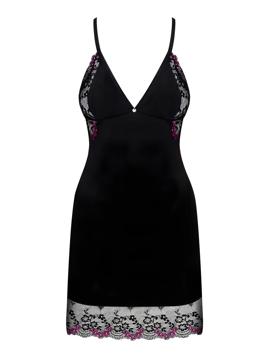 vanessme-nuisette-string-noir | Voyage Sensuel