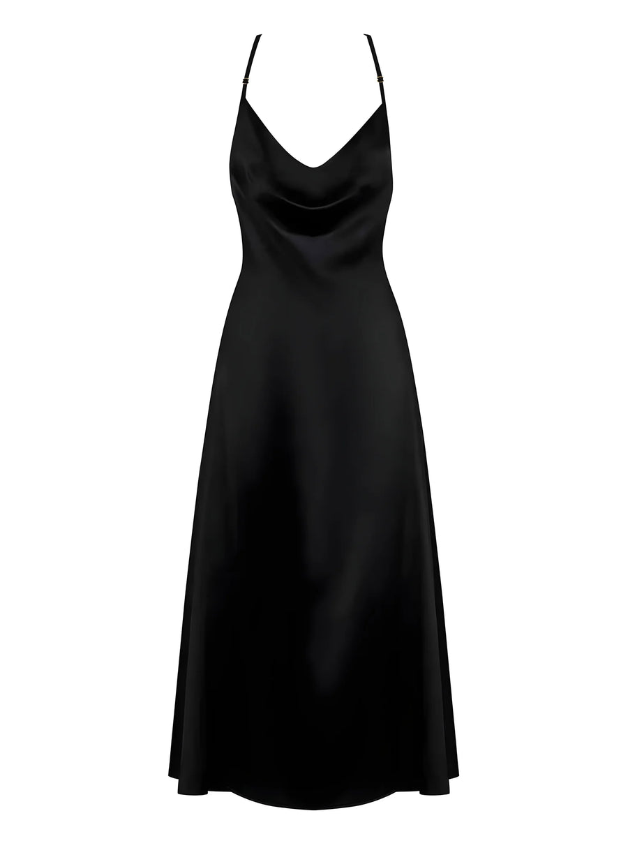 agatya-robe-noir | Voyage Sensuel