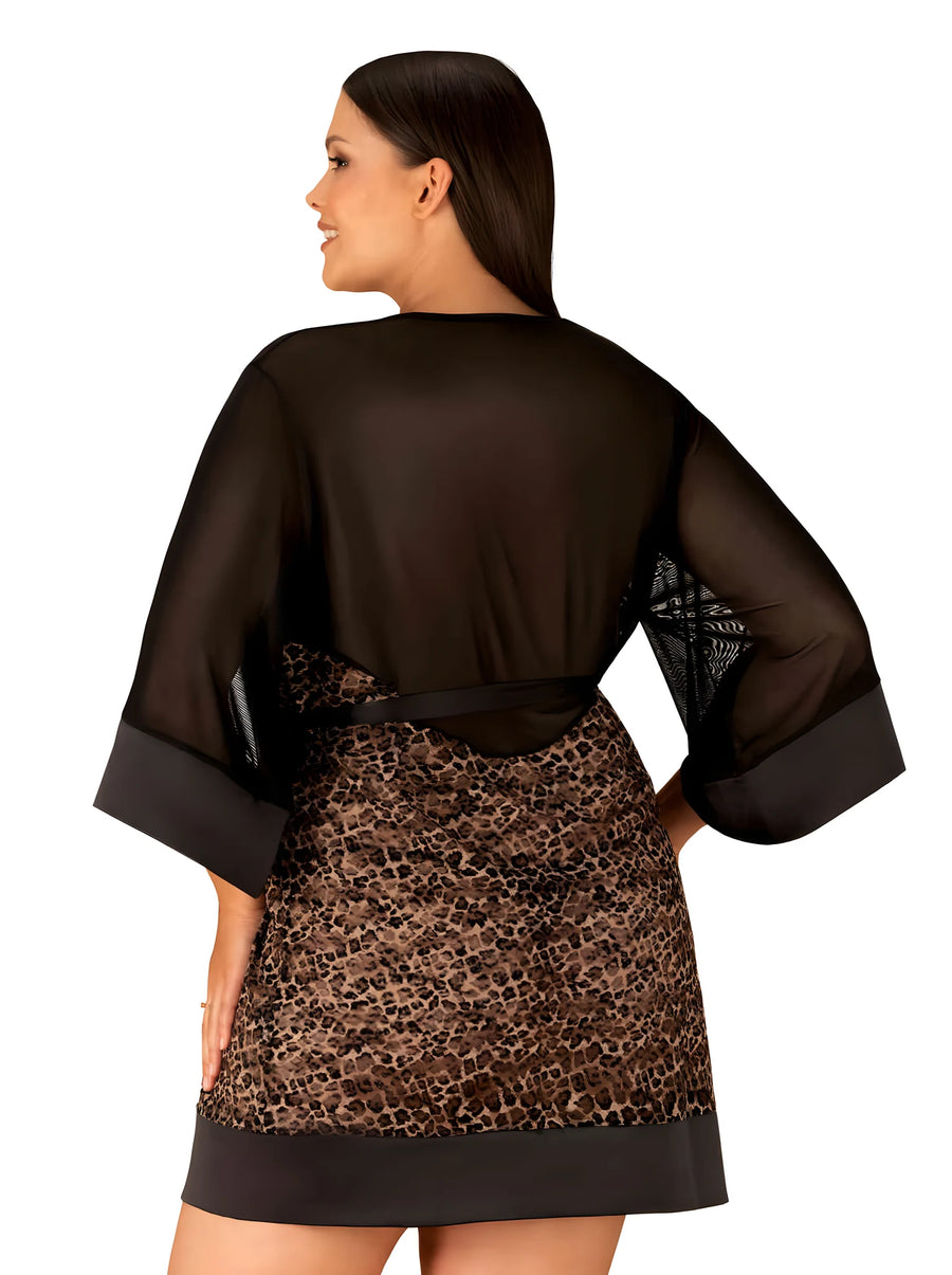 allunes-peignoir-noir | Voyage Sensuel