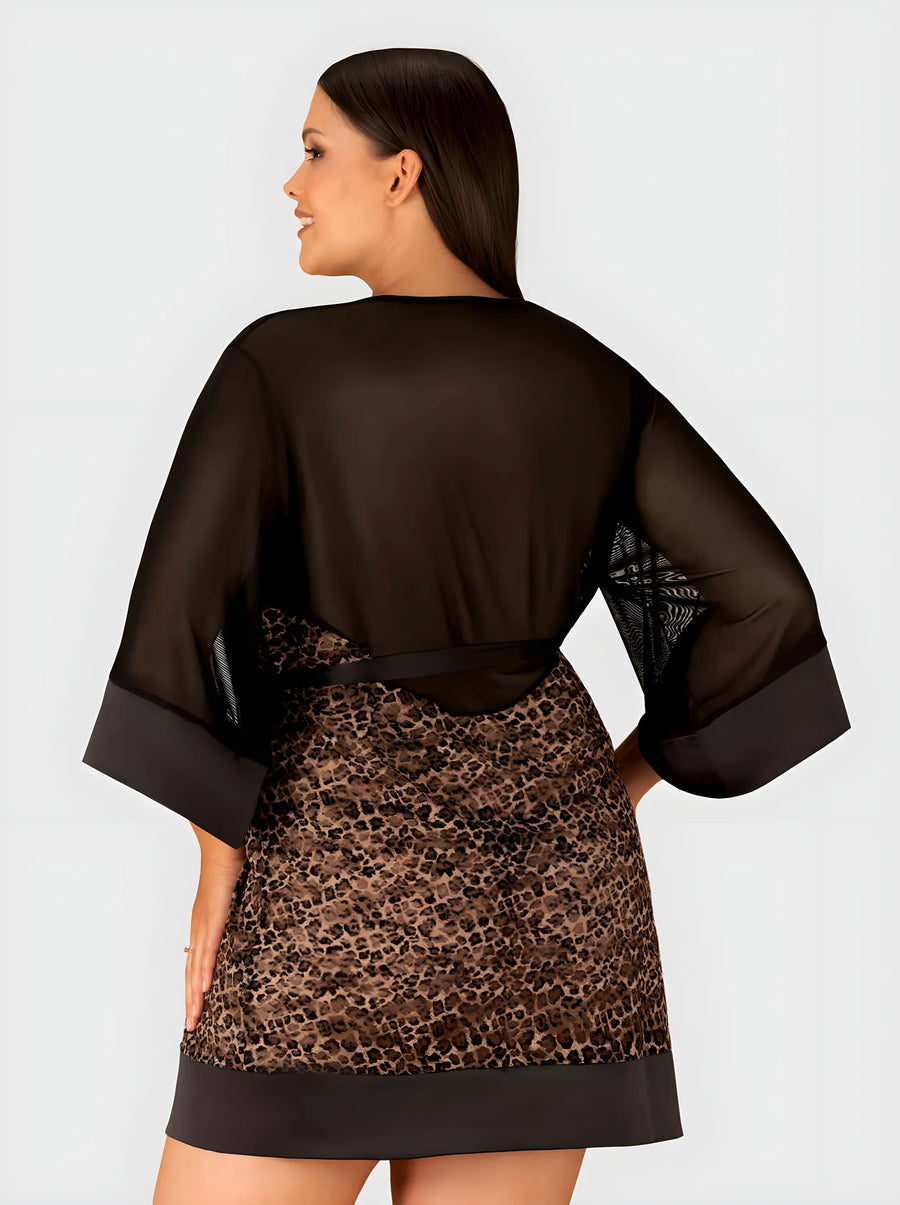allunes-peignoir-noir | Voyage Sensuel