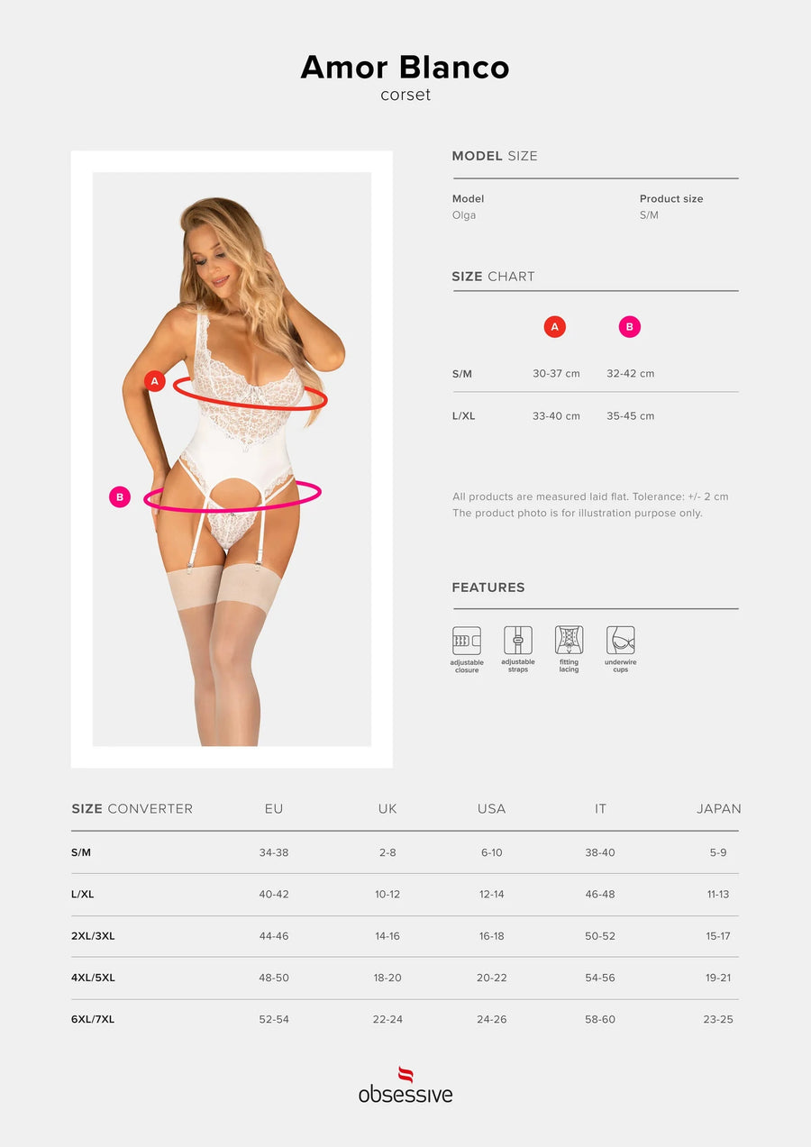 corset-et-string-blanc-amor-blanco | Voyage Sensuel