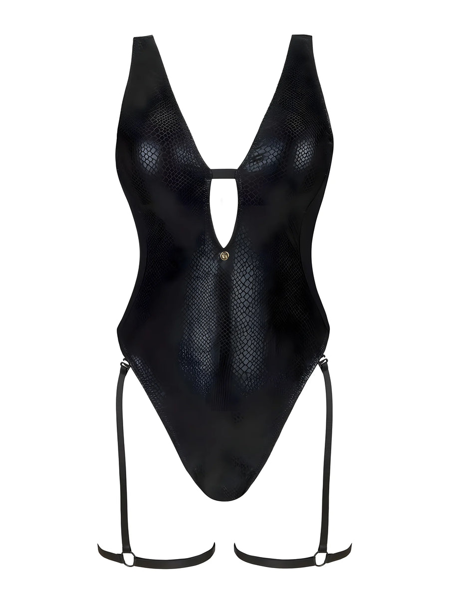 maillot-de-bain-monokini-punta-negra-noir | Voyage Sensuel