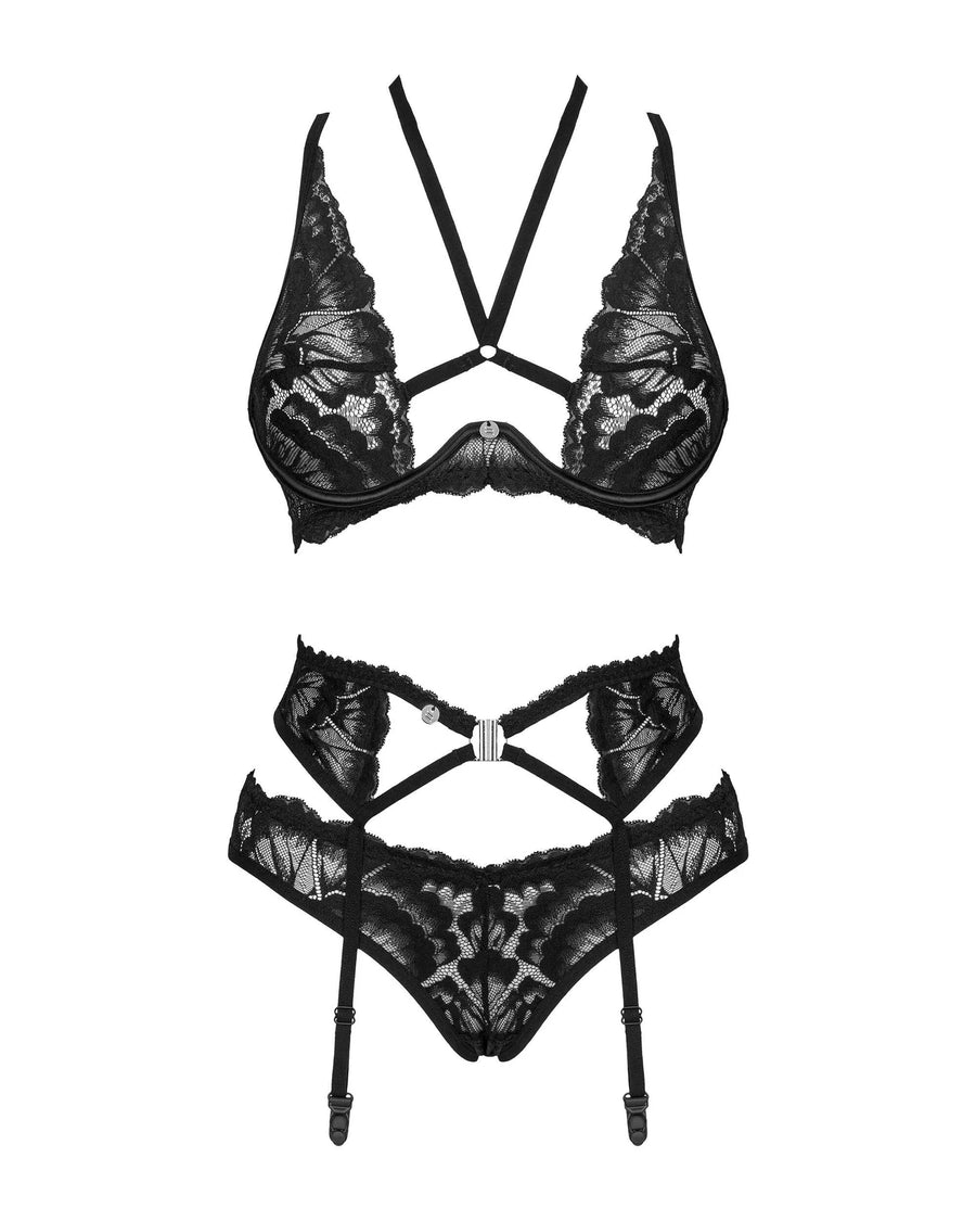 alessya-ensemble-3-pcs-noir | Voyage Sensuel