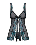 amanta-babydoll-noir-et-turquoise