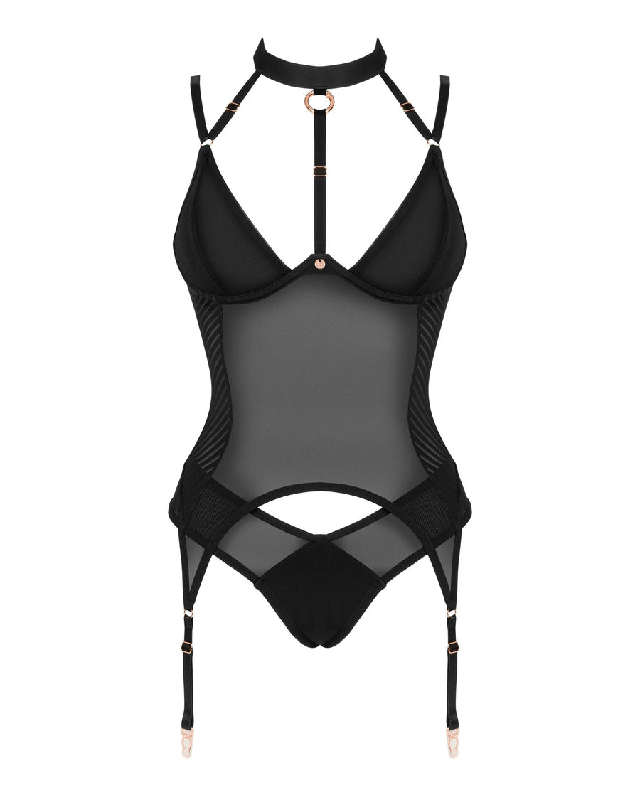 brasica-corset-noir | Voyage Sensuel