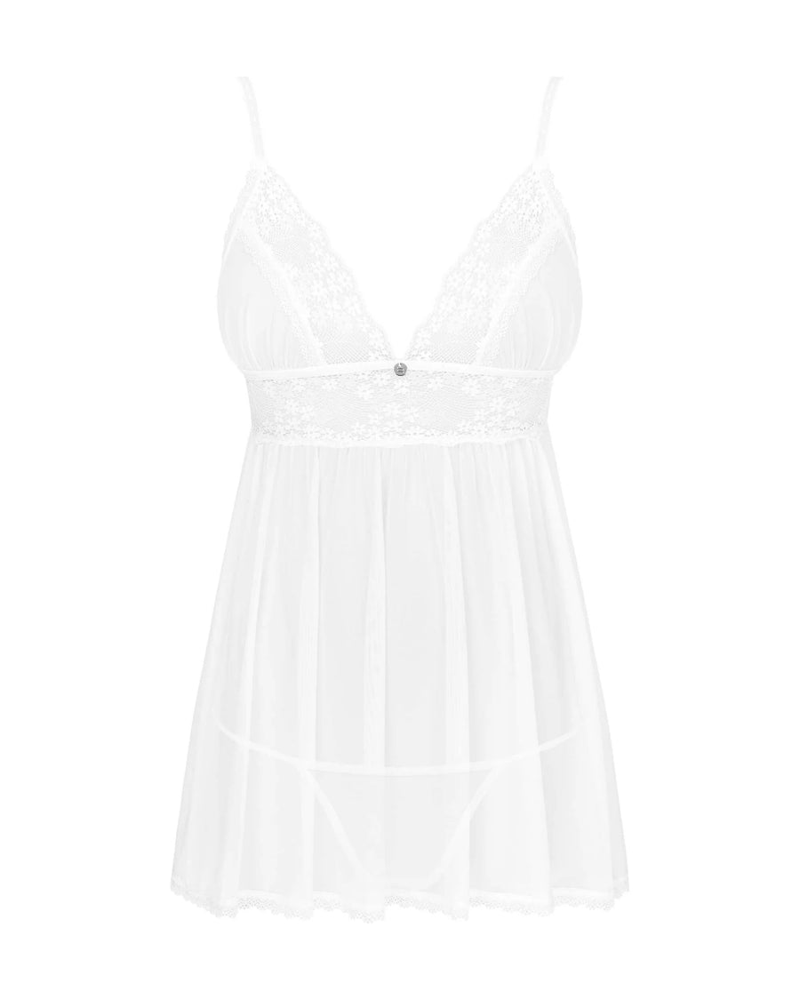 heavenlly-babydoll-blanche | Voyage Sensuel