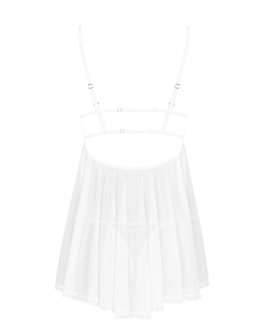 heavenlly-babydoll-blanche | Voyage Sensuel