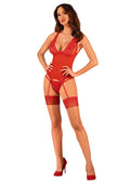 lacelove-corset-rouge