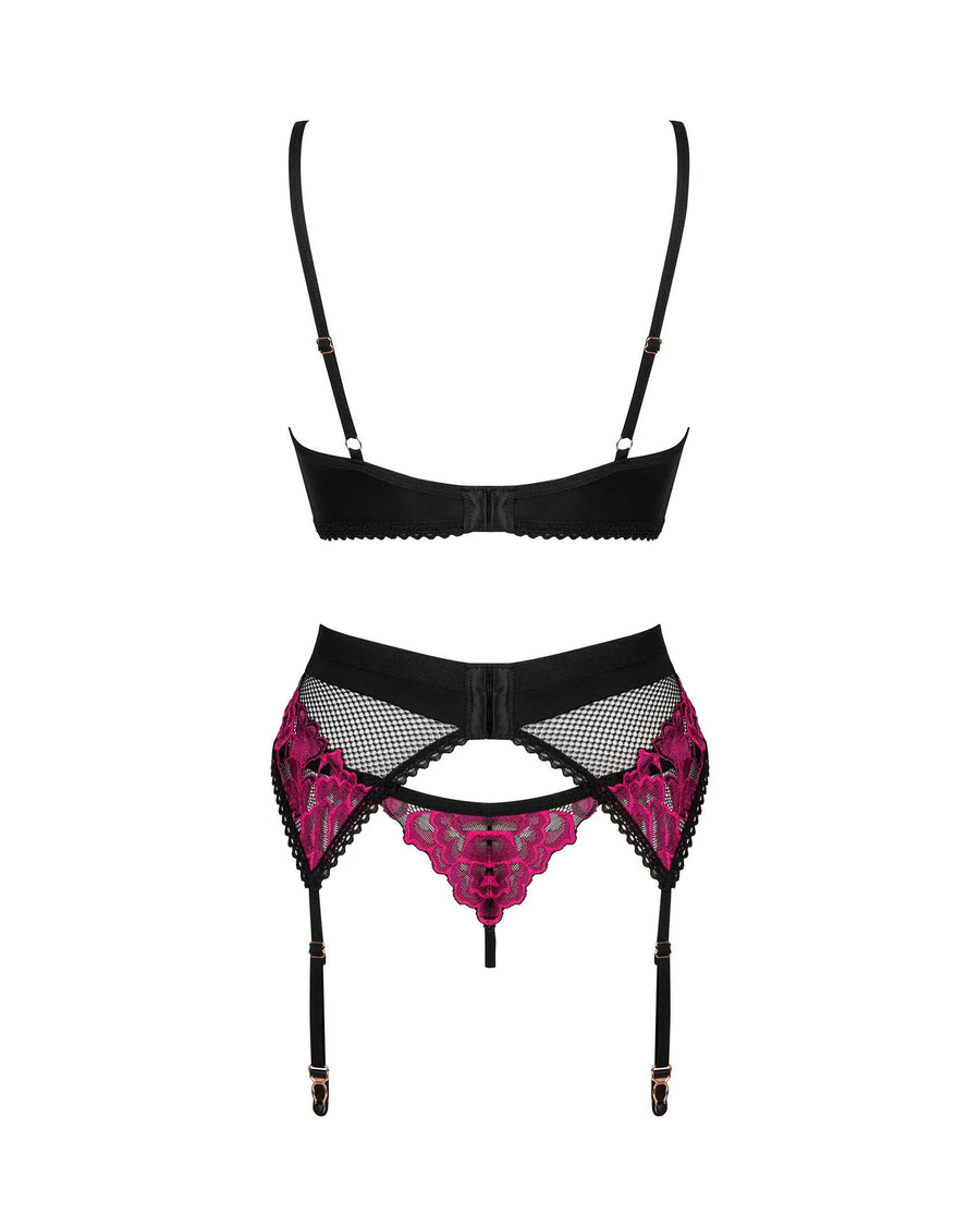 rosenty-ensemble-3-pieces-noir | Voyage Sensuel