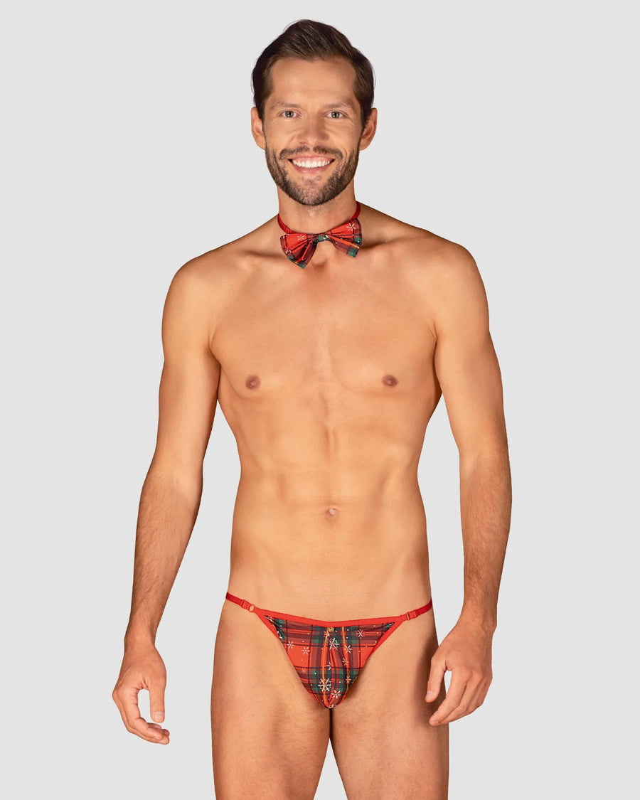 mr-merrilo-string-et-n-ud-papillon-rouge | Voyage Sensuel