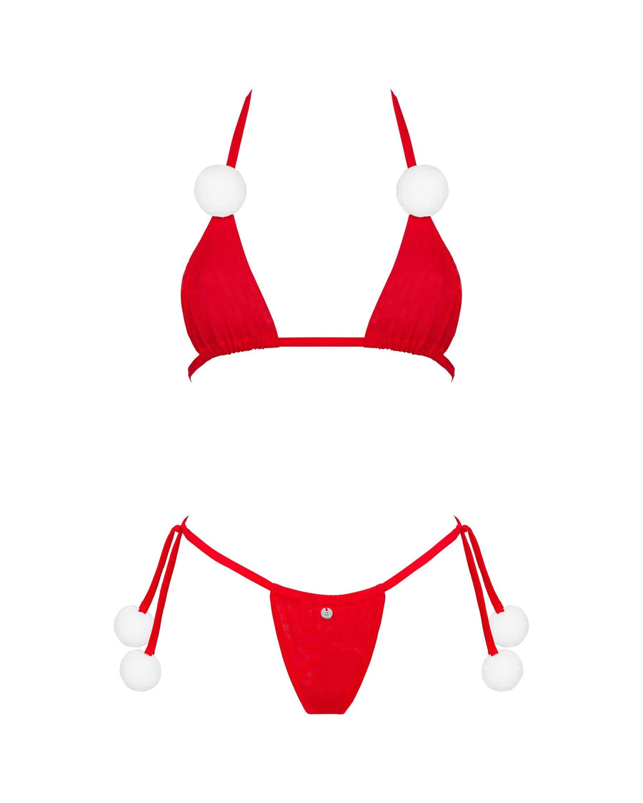 bobble-girl-ensemble-2-pieces-rouge | Voyage Sensuel