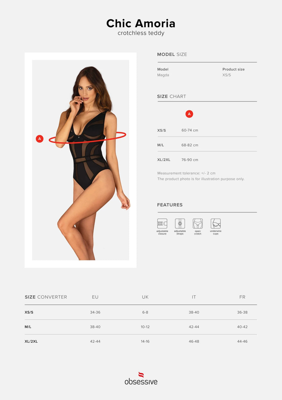 chic-amoria-body-ouvert-noir | Voyage Sensuel