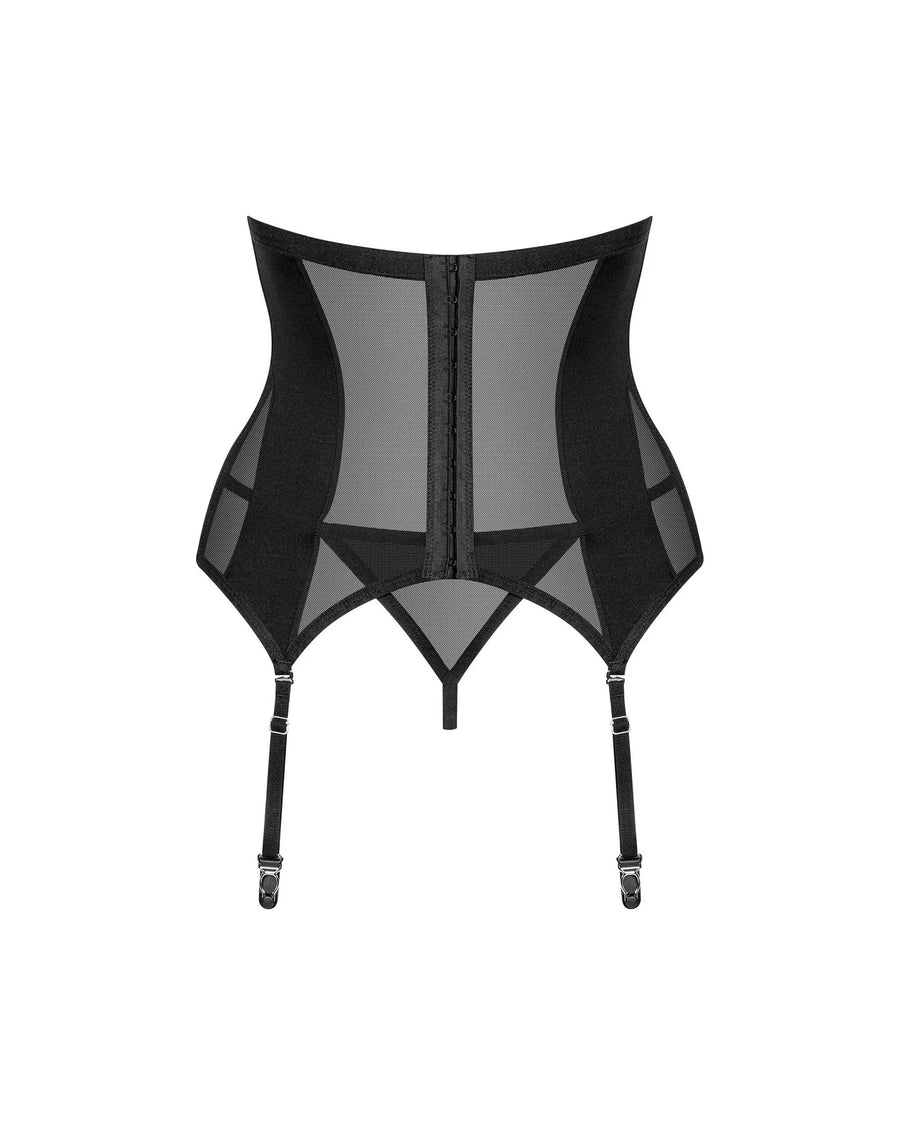 chic-amoria-corset-et-string-noir | Voyage Sensuel