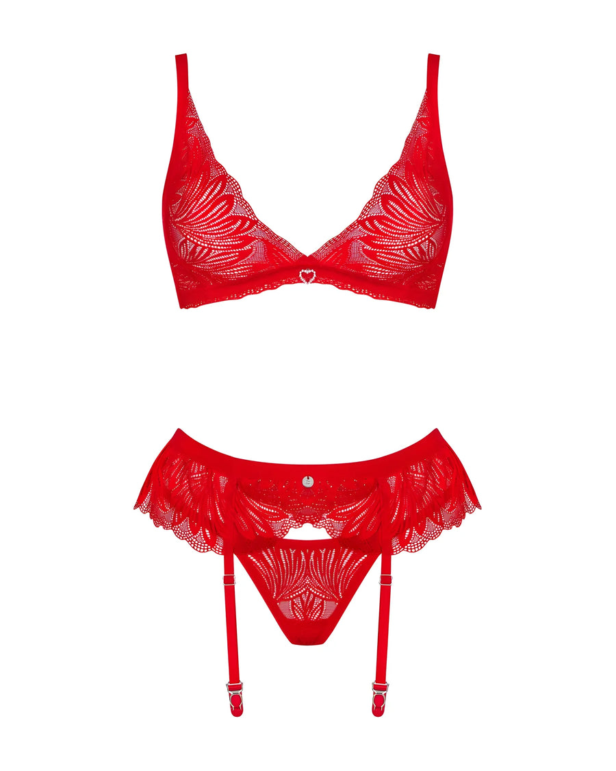 chilisa-ensemble-3-pieces-rouge | Voyage Sensuel