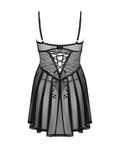 chemeris-babydoll-et-string-noire