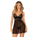 chemeris-babydoll-et-string-noire