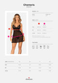 chemeris-babydoll-et-string-noire