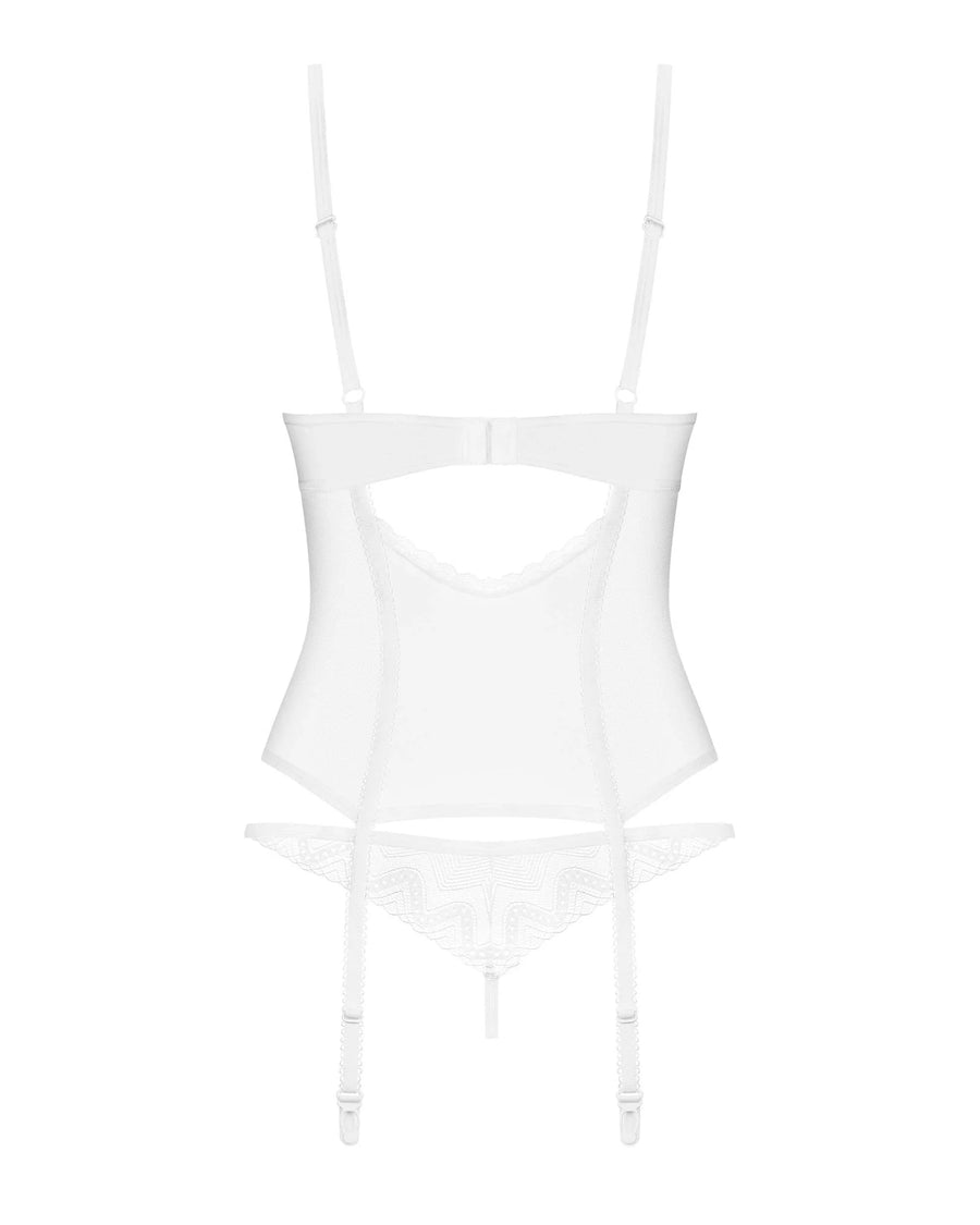 alissium-corset-et-string-blancs | Voyage Sensuel