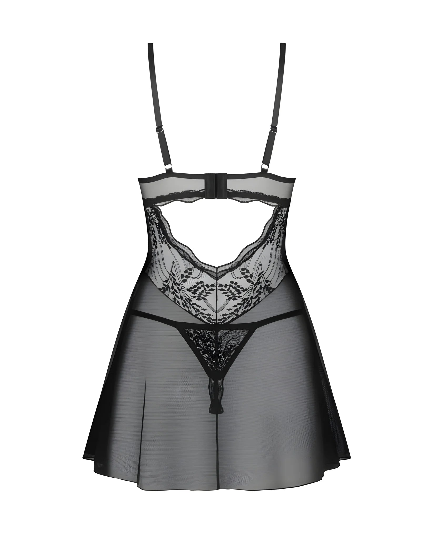 perisia-babydoll-et-string-noirs