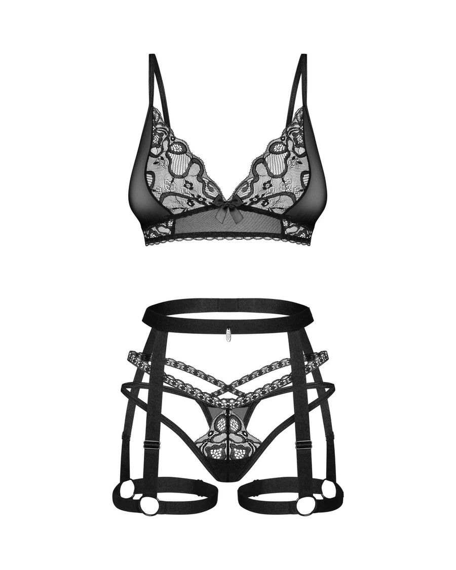 blomentis-ensemble-3-pieces-noir | Voyage Sensuel