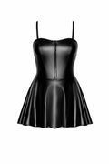 f308-dreamer-mini-robe-corset-wetlook-avec-fermeture-eclair-sur-le-devant