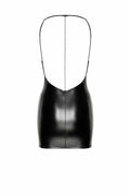 f307-mirage-mini-robe-wetlook-avec-bijou-chaine-en-strass