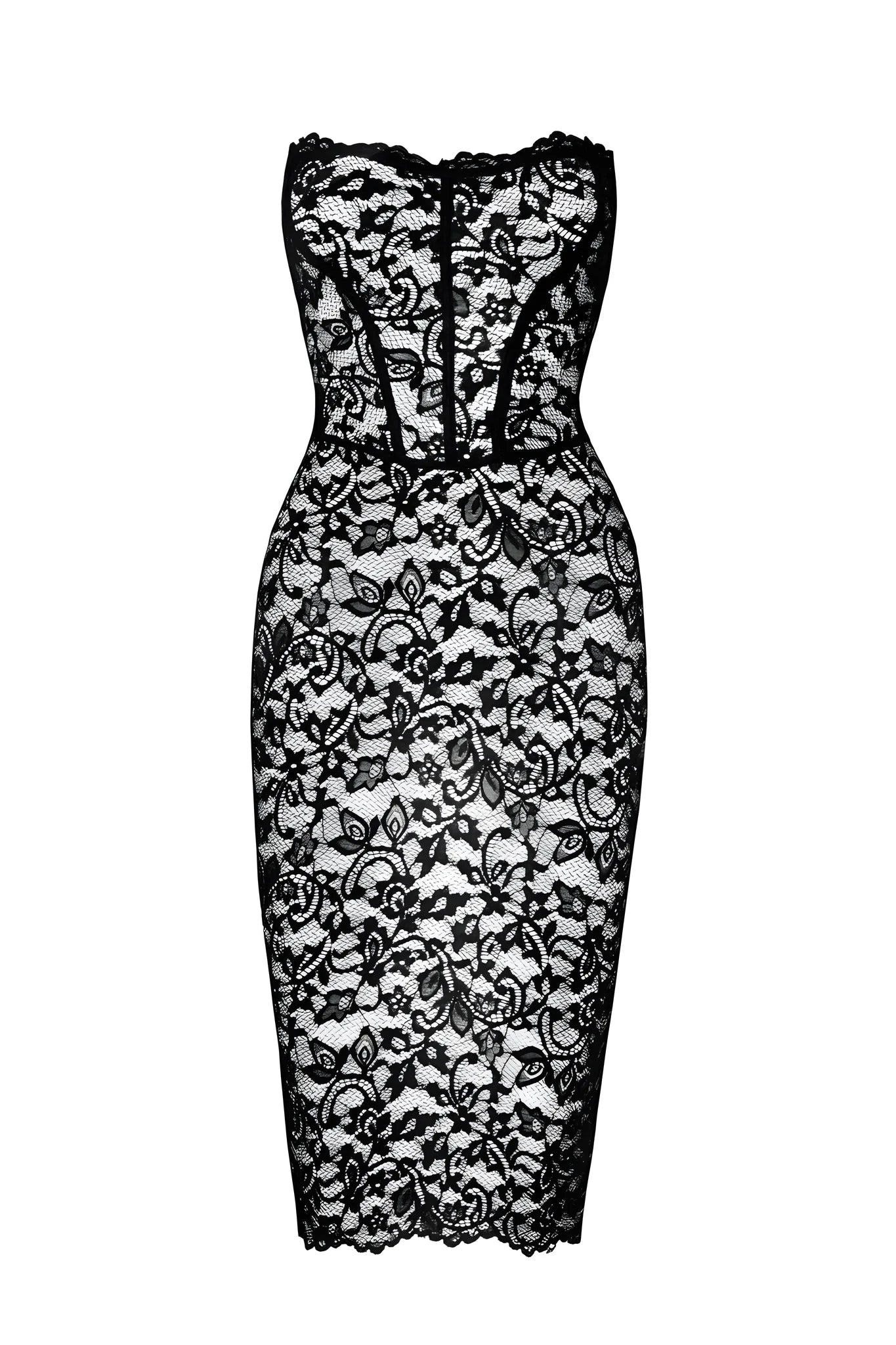 f301-catalyst-robe-midi-a-lacets