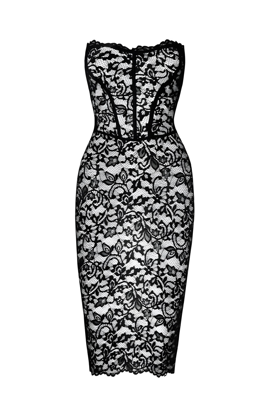 f301-catalyst-robe-midi-a-lacets | Voyage Sensuel